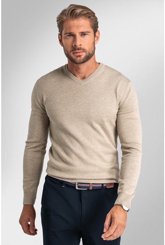 Pánský svetr BANDI, model MARCELIO Biscotto