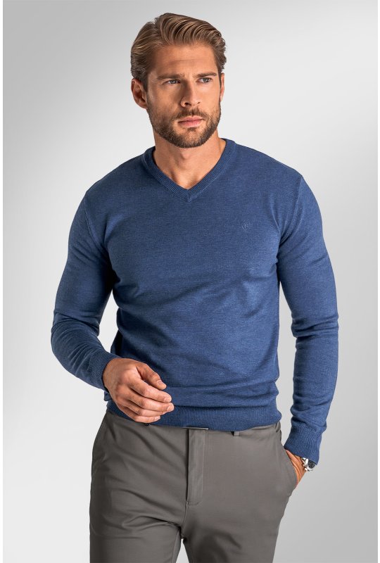 Pánský svetr BANDI, model MARCELIO Indaco