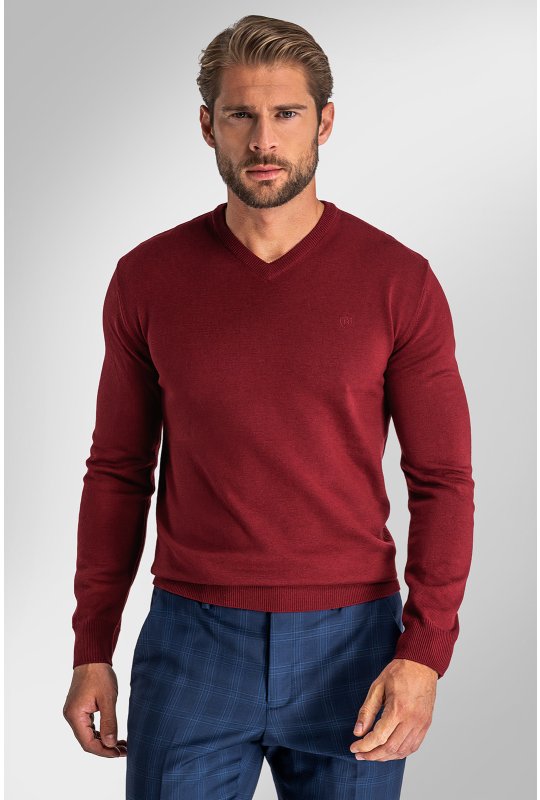 Pánský svetr BANDI, model MARCELIO Wine