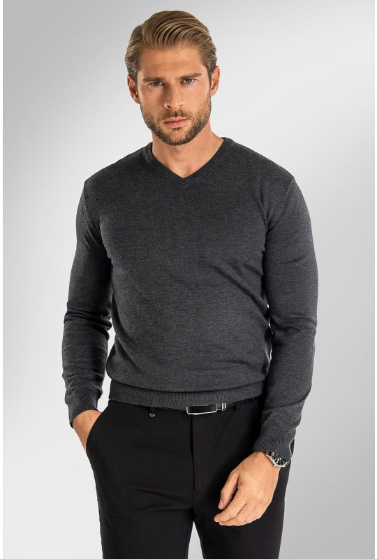 Pánský svetr BANDI, model MARCELIO Antracit