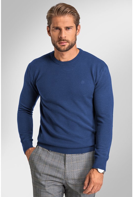 Pánský svetr BANDI, model EDGARO Indaco