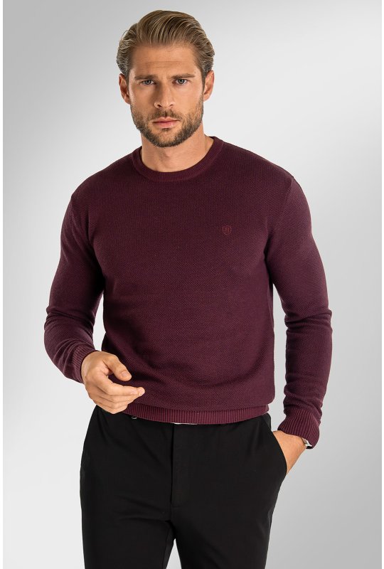 Pánský svetr BANDI, model EDGARO Marsala