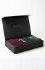 Set pánských svetrů EDGARO Emerald a Marsala, 2 ks v dárkovém boxu