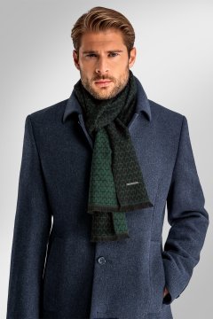 Pánská šála BANDI, model VELUTO Emerald