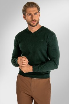Set pánských svetrů MARCELIO Emerald a Wine, 2 ks v dárkovém boxu