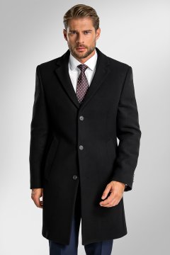 Pánský kabát BANDI, model SLIM MARCOLO Nero