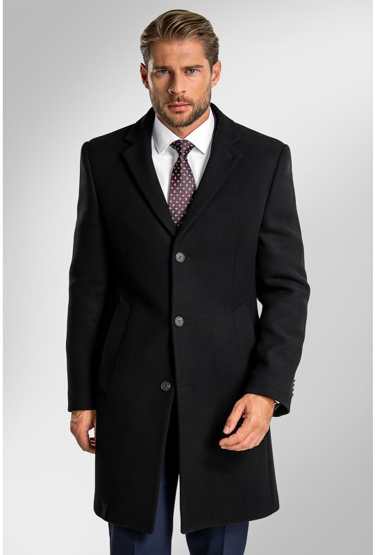Pánský kabát BANDI, model SLIM MARCOLO Nero