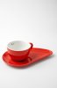 Porcelánový šálek na kávu BANDI Rosso, 280 ml, v dárkovém boxu