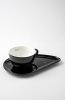 Porcelánový šálek na kávu BANDI Nero, 280 ml, v dárkovém boxu