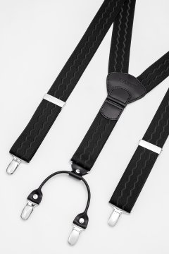 Pánské šle BANDI, model FLEZIO Nero