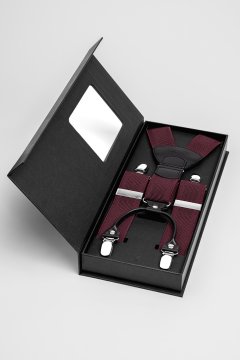 Pánské šle BANDI, model PASIATO Sangre