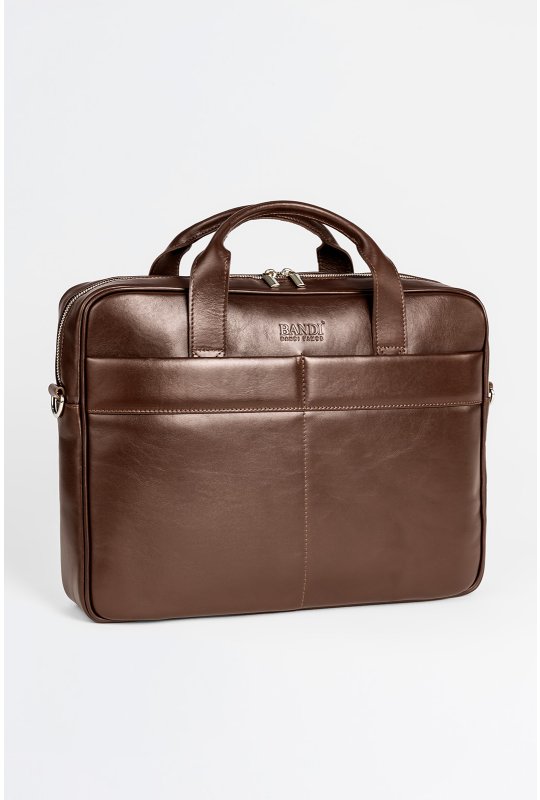 Pánská kožená taška na notebook BANDI, Atessio Maron