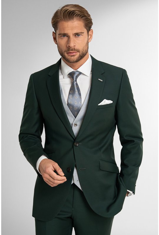 Pánský oblek BANDI PORTANO Emerald, střih SLIM FIT
