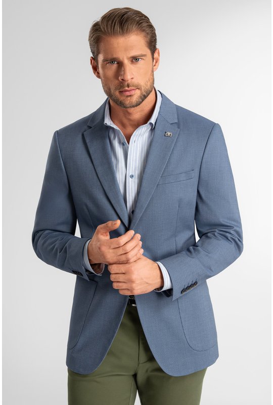 Pánské sako BANDI, model SLIM MERIVETO Avio