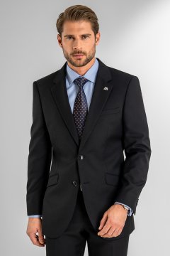 Pánský oblek BANDI BOSCALE Nero, střih SLIM FIT