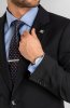 Pánský oblek BANDI BOSCALE Nero, střih TAILORED FIT