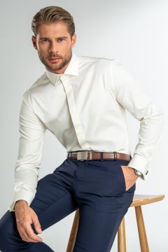 Pánská košile BANDI, model REGULAR FLORADUX Cremo