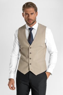 Pánská vesta BANDI, model SLIM FIORENTO Sabbia