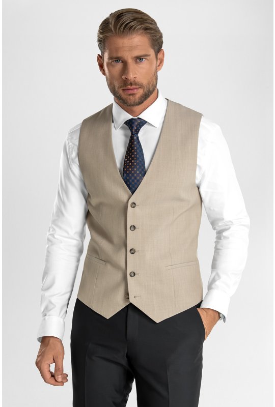 Pánská vesta BANDI, model TAILORED FIORENTO Sabbia