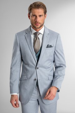 Pánský oblek BANDI OSCARIO Grigio, střih TAILORED FIT