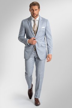 Pánský oblek BANDI OSCARIO Grigio, střih TAILORED FIT