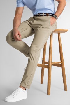 Pánské kalhoty BANDI, model STRAIGHT FIT SALGADO Sabbia