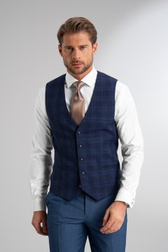 Pánská vesta BANDI, model SLIM AURELI Marin