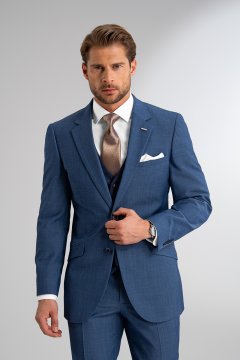 Pánský oblek BANDI CABOTO Indaco, střih SLIM FIT